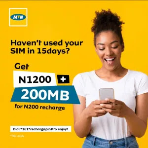 MTN 500MB DATA and 3K Airtime